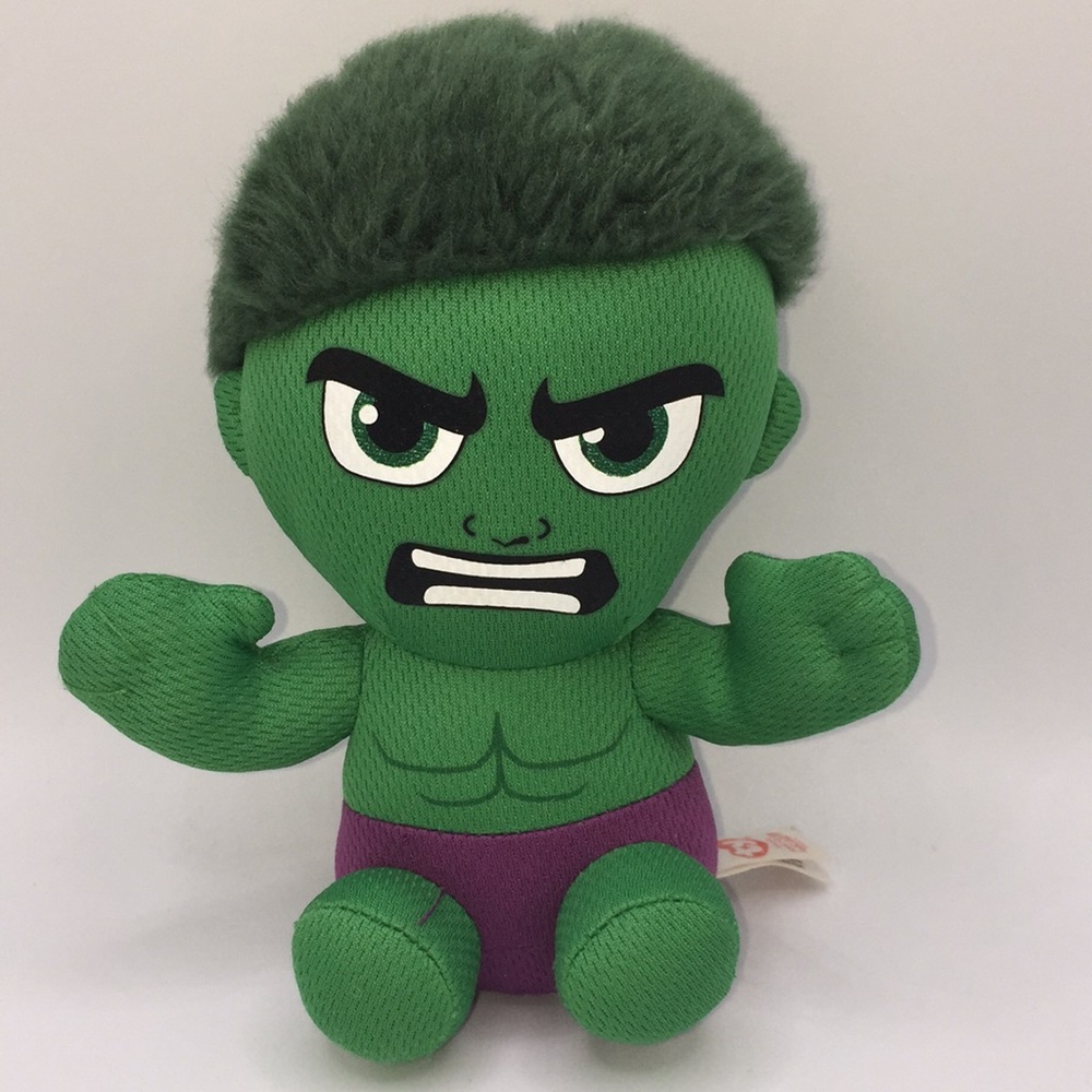 Ty Beanie Baby Hulk Plush Stuffed Animal Toy Marvel